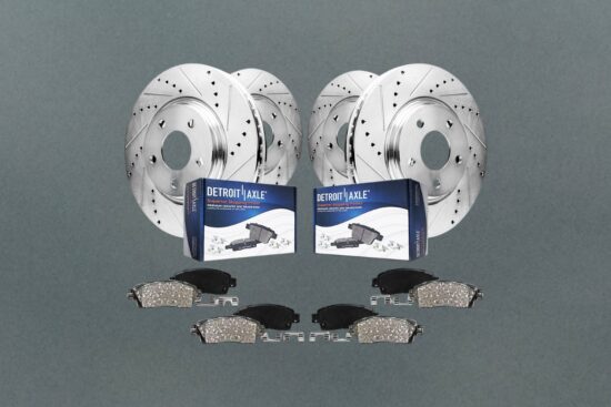 Detroit Axle: Premium 8-Piece Brake Kit for Dodge Ram & Chrysler Vehicles