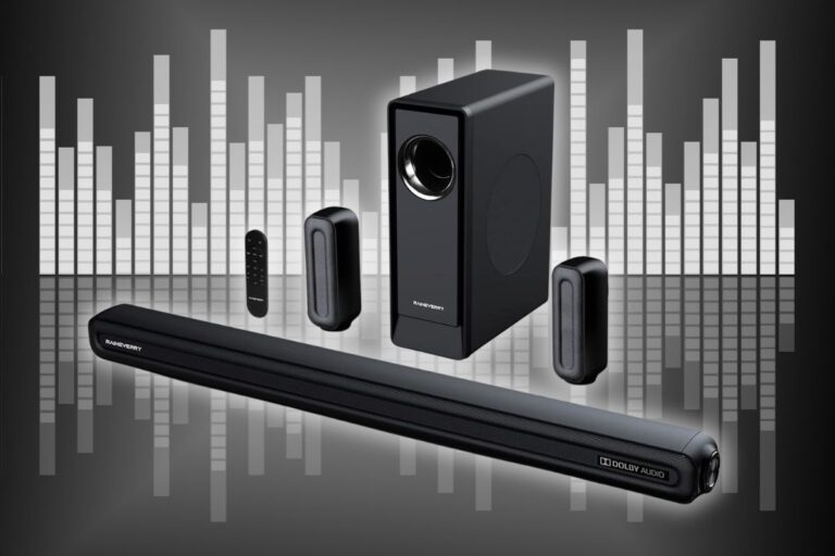 RAINEVERRY 5.1 CH Surround Sound Bar System: Ultimate Home Theater