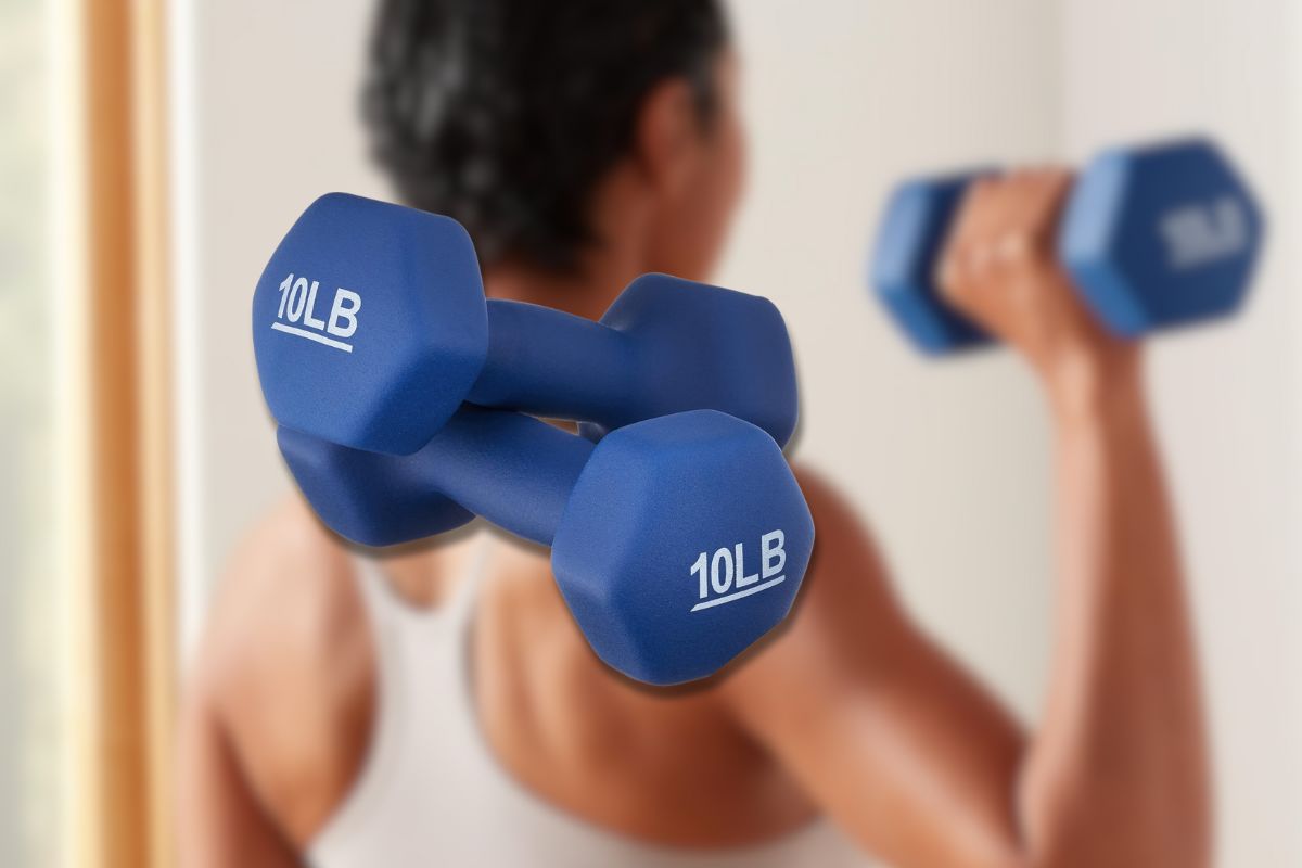 AmazonBasics 10lb Neoprene Dumbbells: The Perfect Addition to Your Home Gym
