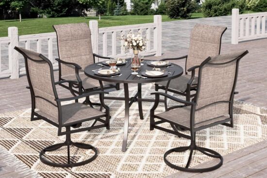 Transform Your Outdoor Space with the HERA'S HOUSE 5-Piece Patio Dining Set