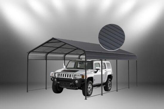 Protect Your Vehicles Year-Round with Vigo Huseeo’s Galvanized Steel Carport