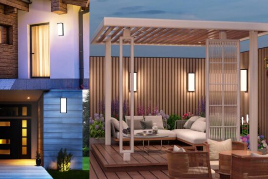 WISELUME Outdoor Wall Light: Durable, Stylish & App-Free Custom Lighting