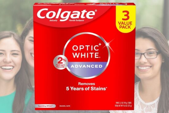 Colgate Optic White Advanced Teeth Whitening Toothpaste