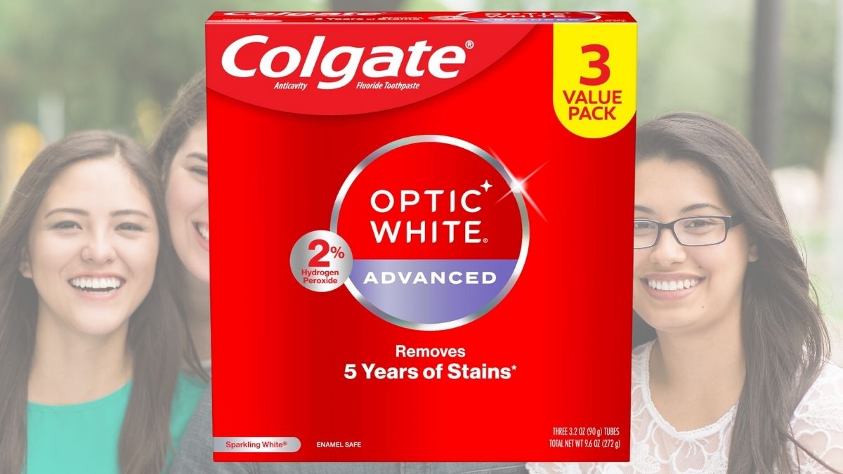 Colgate Optic White Advanced Teeth Whitening Toothpaste