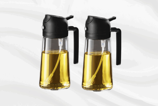 TrendPlain 16oz Glass Olive Oil Sprayer