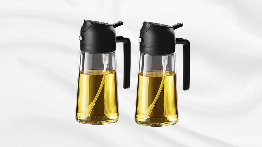 TrendPlain 16oz Glass Olive Oil Sprayer