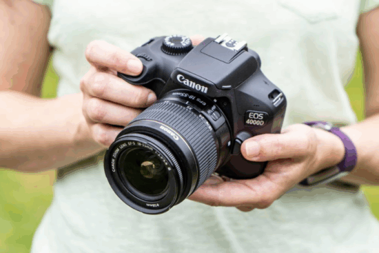 Canon EOS 4000D / Rebel T100 DSLR Camera with EF-S 18-55mm