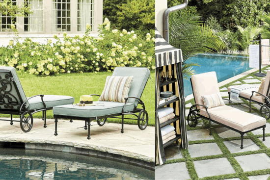 Amalfi Chaise with 1 Cushion