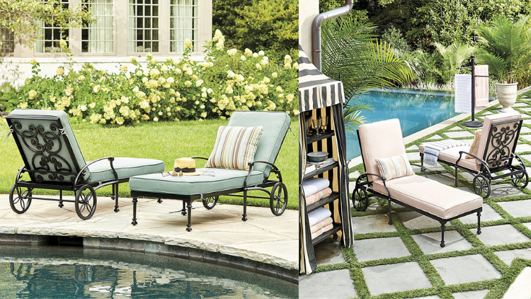 Amalfi Chaise with 1 Cushion