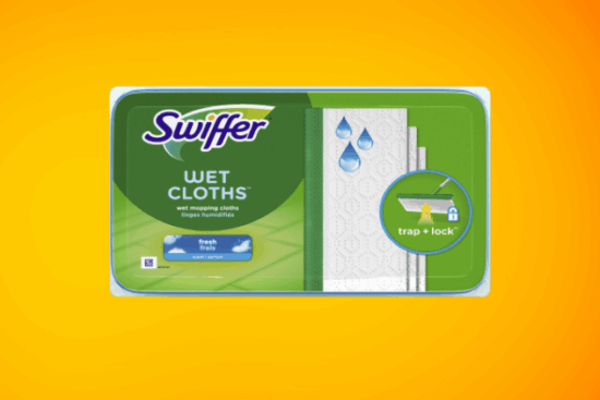 Amazon Everyday Essentials: Swiffer Sweeper Wet Mopping Cloths