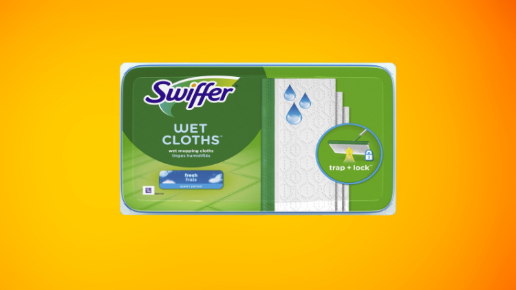 Amazon Everyday Essentials: Swiffer Sweeper Wet Mopping Cloths