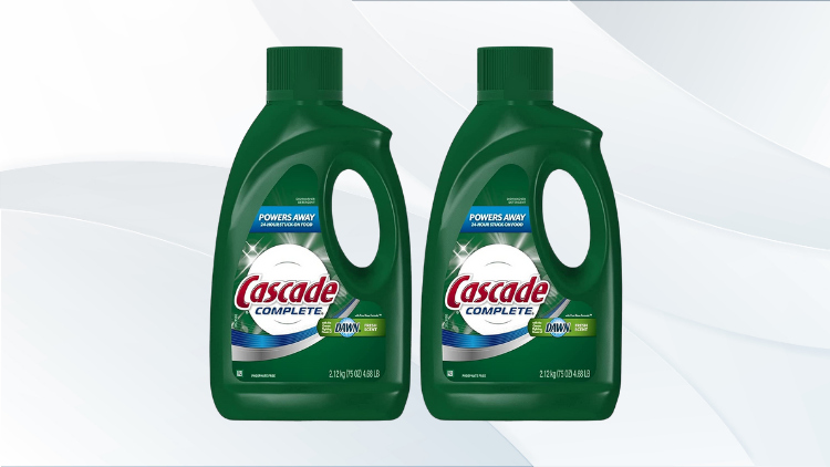Cascade Complete Dishwasher Detergent Liquid Gel