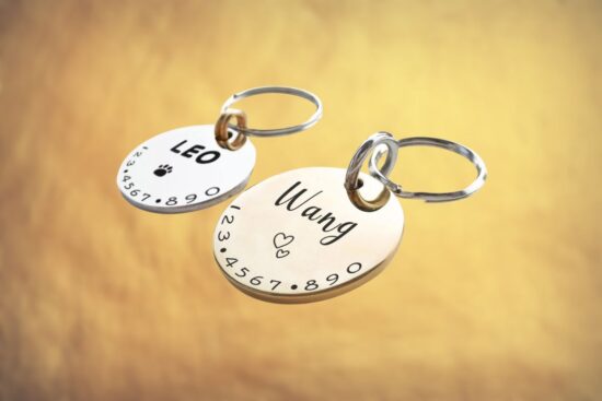 Personalized Stainless Steel Pet ID Tags: Anti-Lost Solution for Your Furry Friend