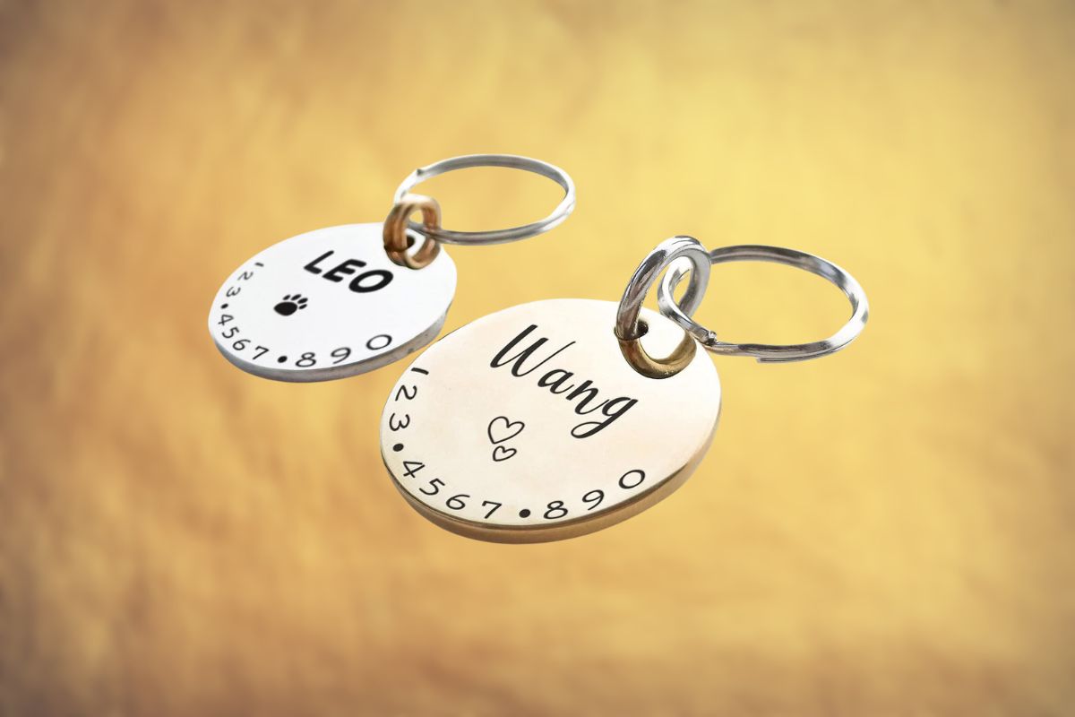 Personalized Stainless Steel Pet ID Tags: Anti-Lost Solution for Your Furry Friend