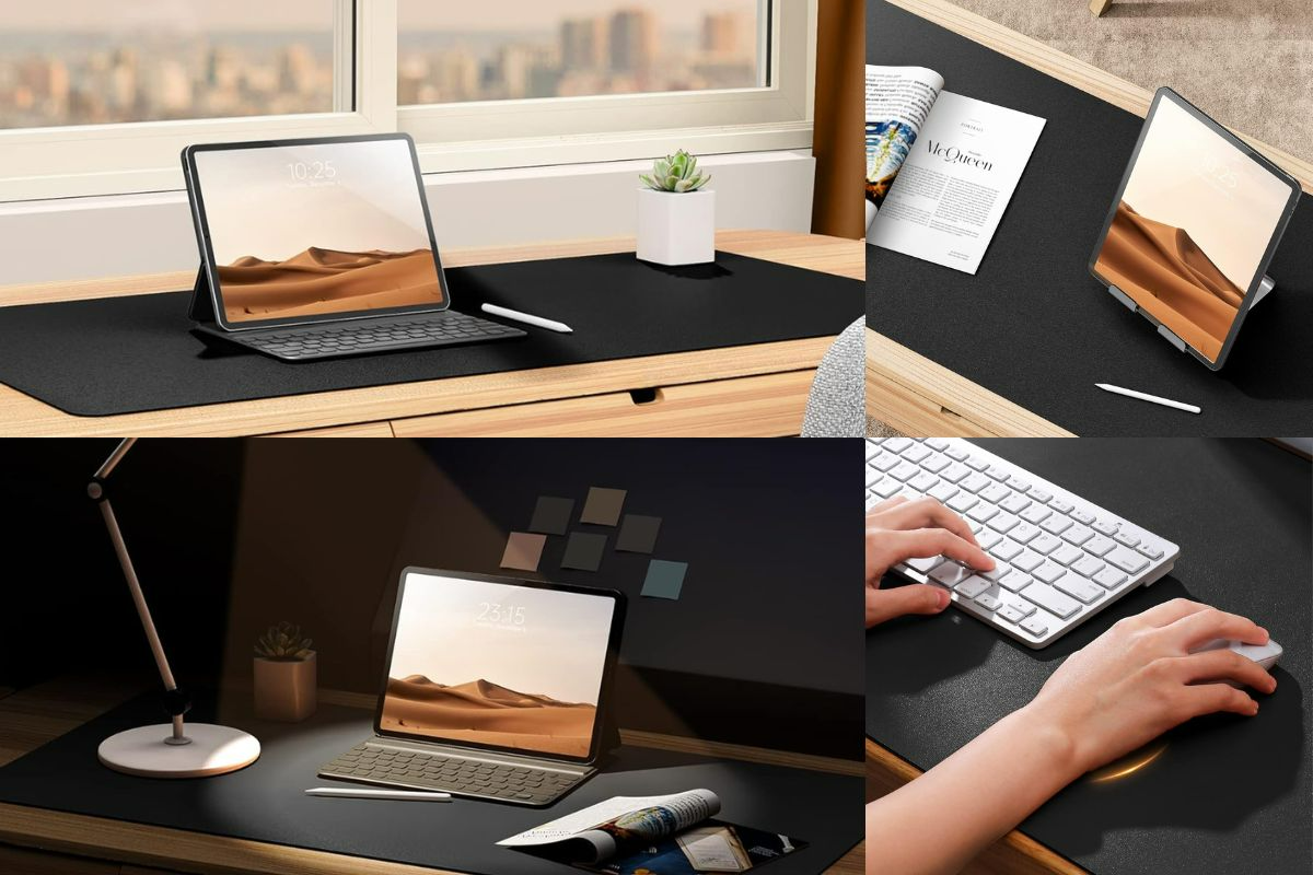Protect & Elevate Your Desk with the YSAGi Leather Desk Pad Protector