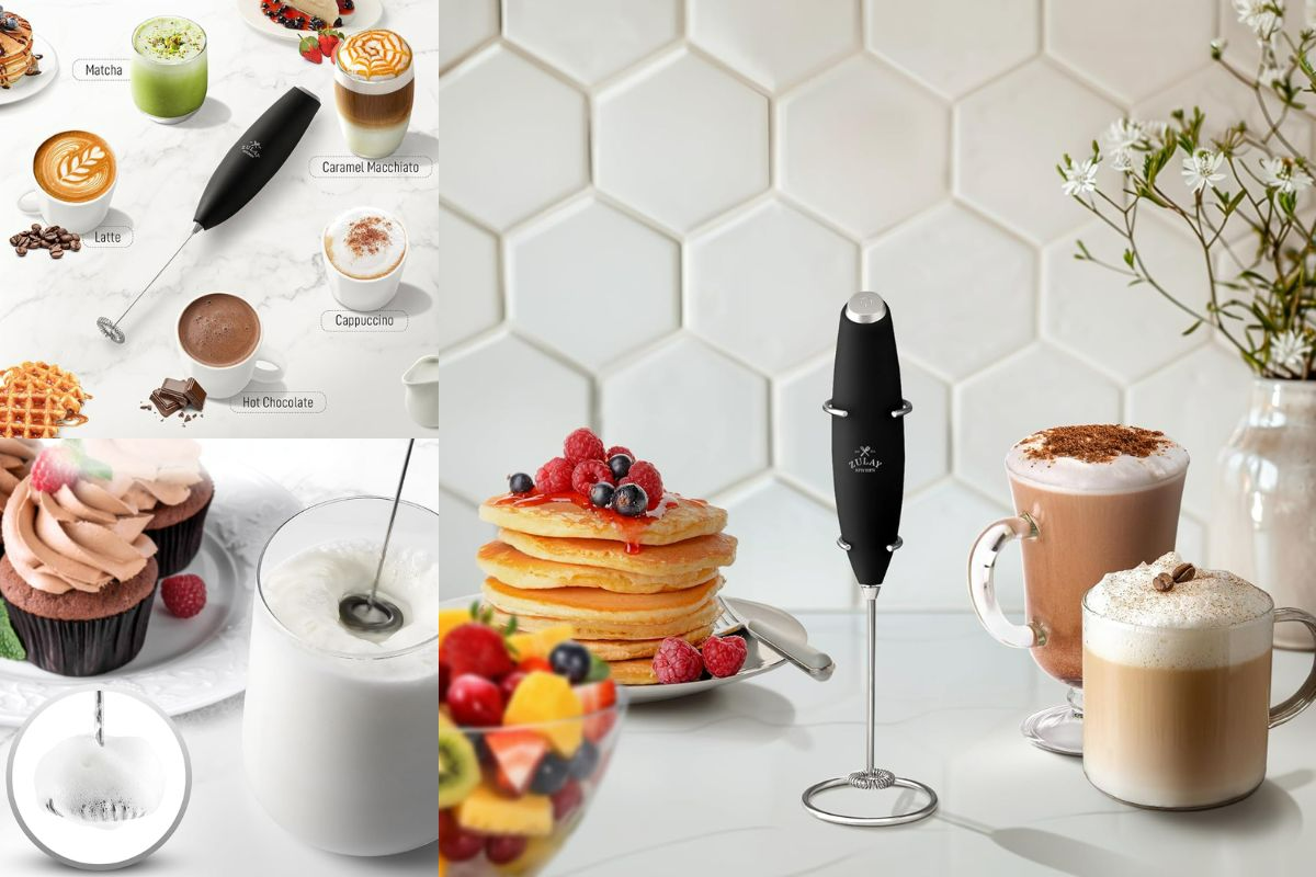 Create Café-Style Drinks at Home with Zulay’s Powerful Milk Frother