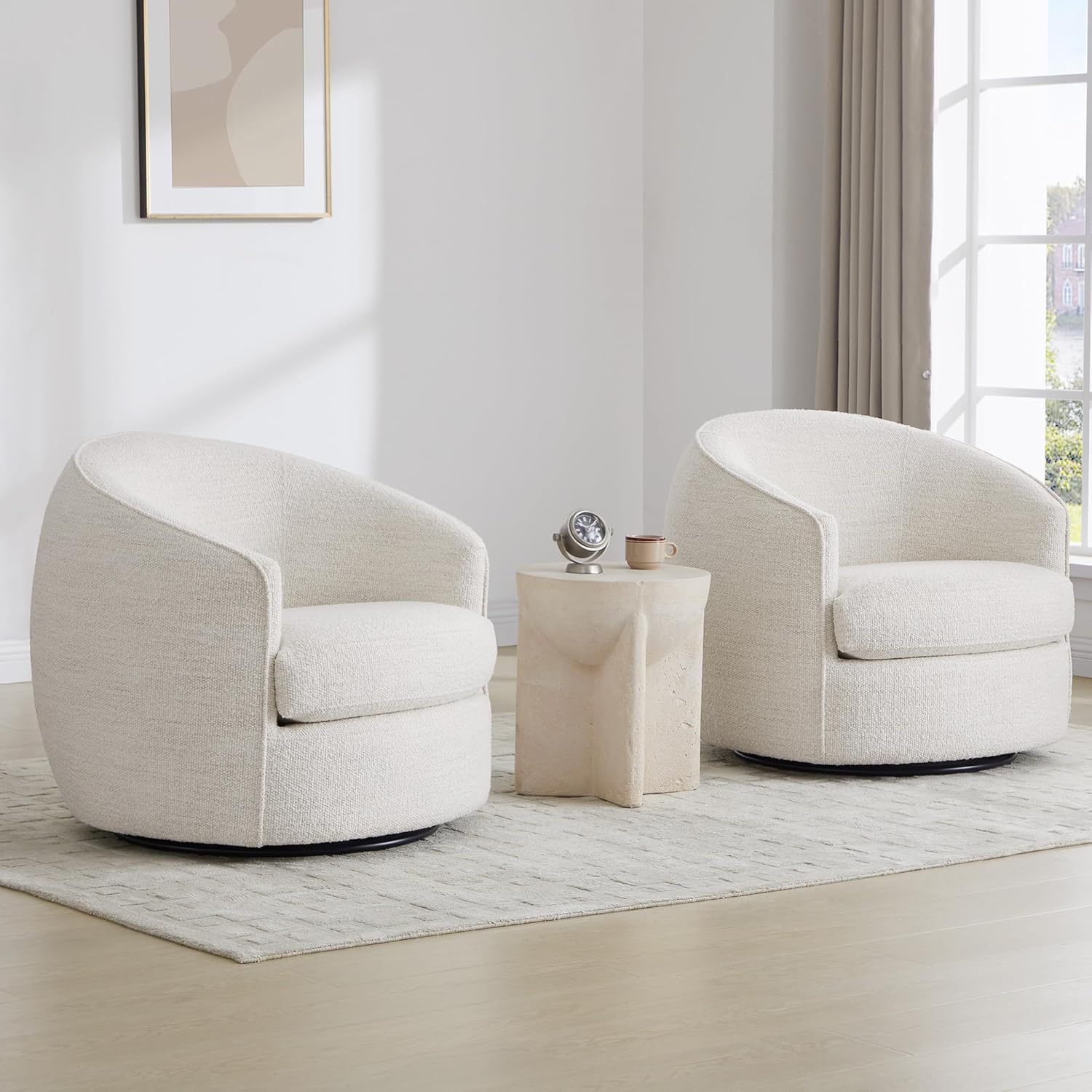 CHITA Swivel Barrel Chair