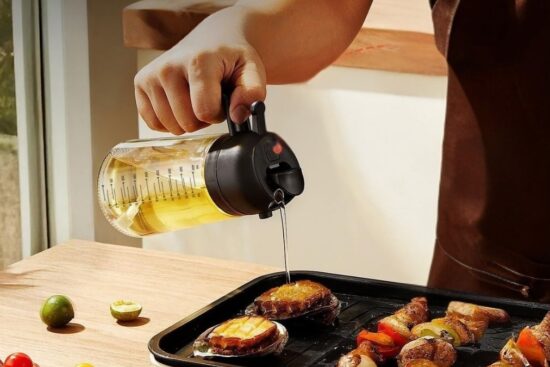 TrendPlain 16oz/470ml Glass Olive Oil Sprayer