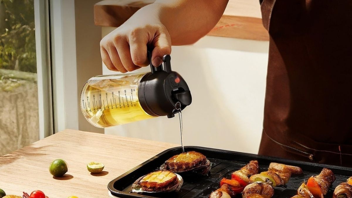 TrendPlain 16oz/470ml Glass Olive Oil Sprayer