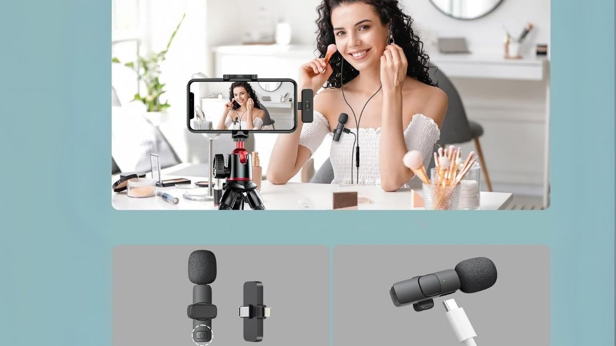 MAYBESTA Professional Wireless Mini Microphone for iPhone