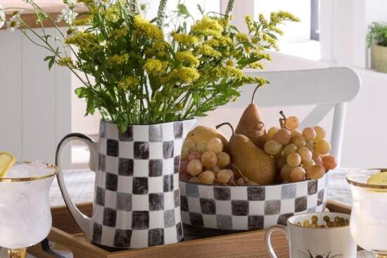 MACKENZIE-CHILDS Stoneware Serving Bowl