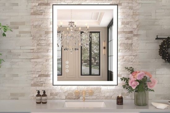 Amorho 24"x 36" LED Bathroom Mirror