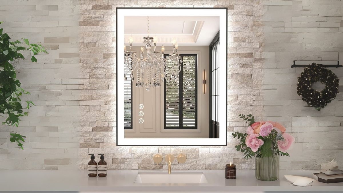 Amorho 24"x 36" LED Bathroom Mirror