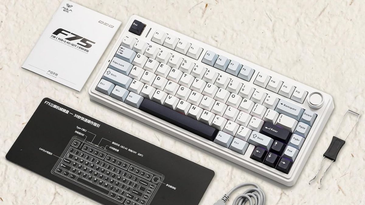 EPOMAKER x Aula F75 Gasket Mechanical Keyboard