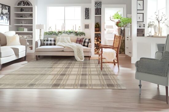 RUGGABLE Washable Winter Area Rug