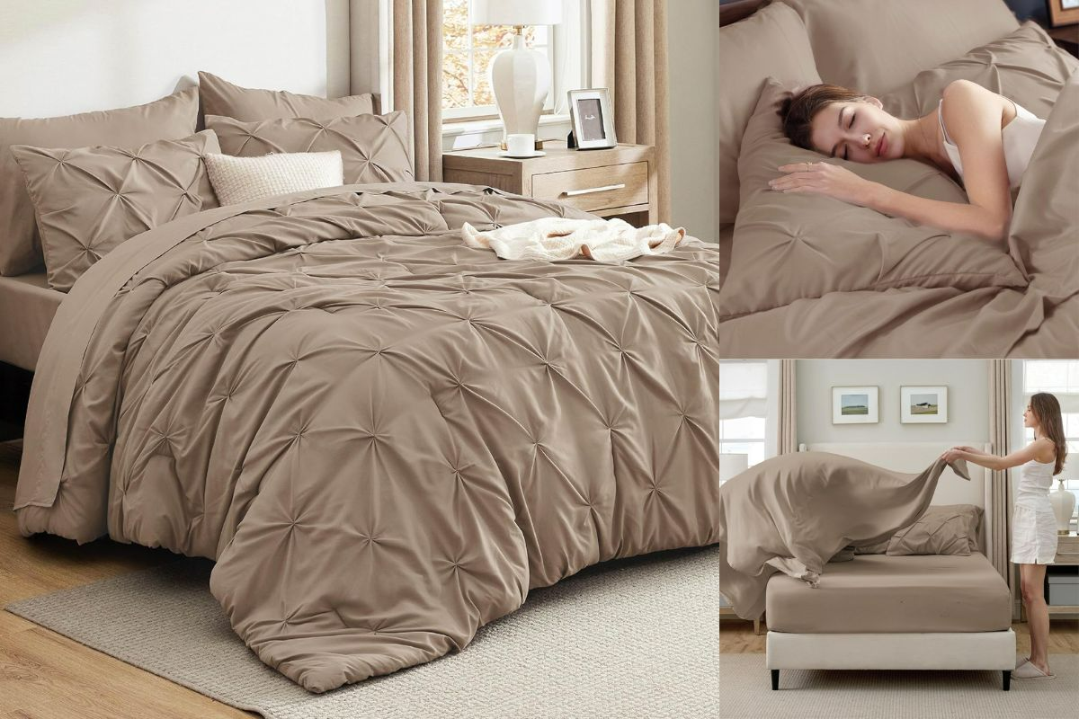 Upgrade Your Sleep with the Bedsure California King Comforter Set