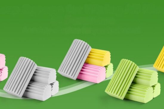 4-Pack Damp Clean Duster Sponge