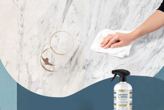 Therapy Granite Cleaner Kit with Microfiber