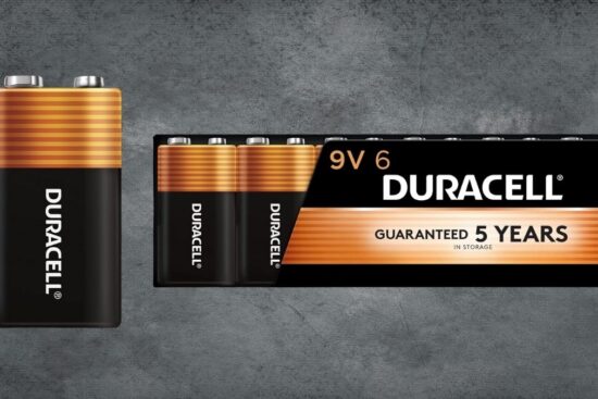 Duracell Coppertop 9V Battery