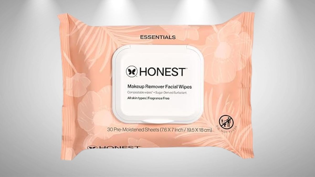 Honest Beauty Fragrance Free Cleansing Makeup Remover Facial Wipes