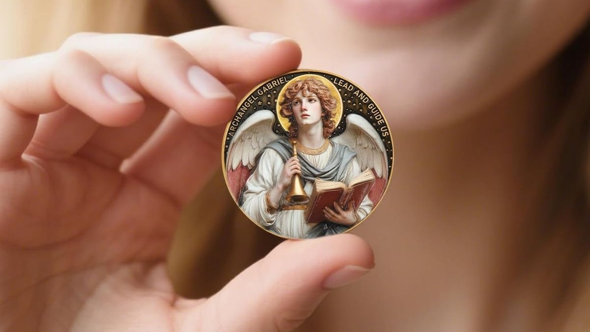 Archangel Gabriel Prayer Coin