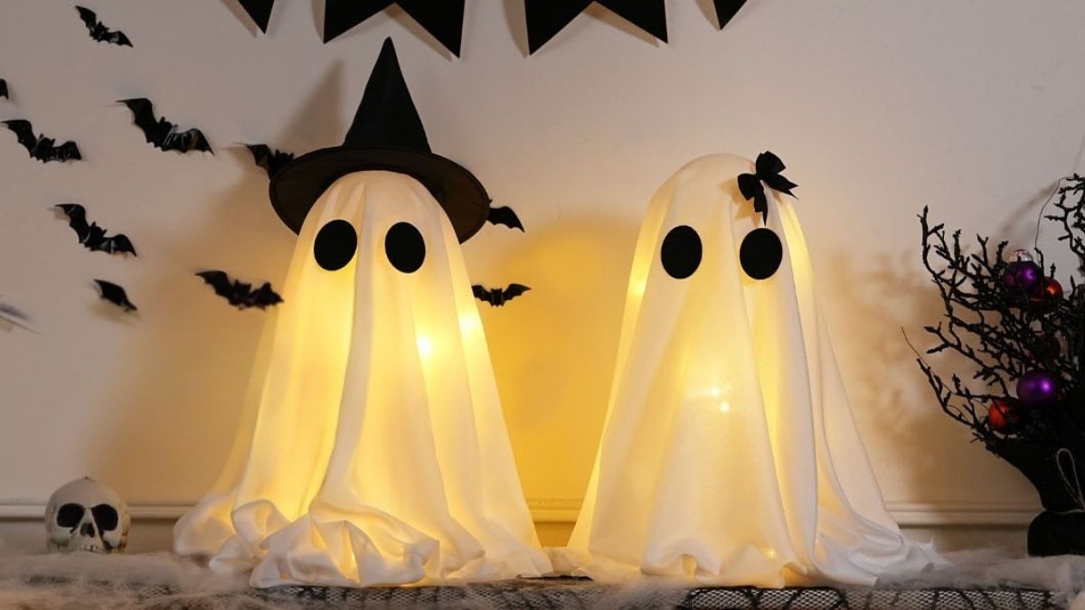 [Timer] Light Up Halloween Ghost Decorations