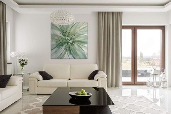 Wexford Home Macro Sage Flower II Gallery Wrapped Canvas Wall Art