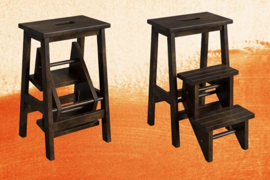 GLACER 3-Tier Folding Step Stool