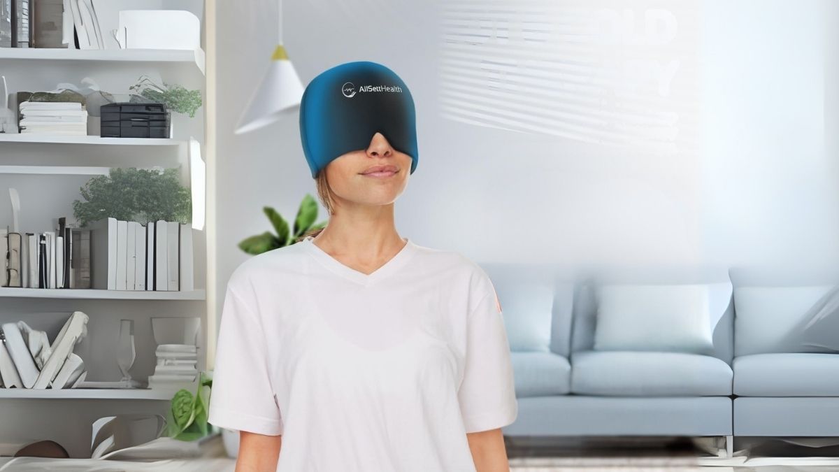 Migraine Relief Cap Ice Head Wrap and Hat