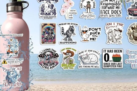 200 PCS Funny Holographic Stickers for Adult