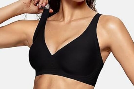 OEAK Womens Deep V Bras Wireless