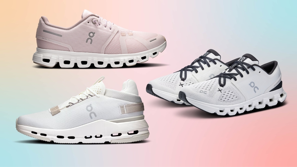 Best On Cloud shoes for women in 2025 featuring popular styles in pink, white, and cream with CloudTec cushioning.