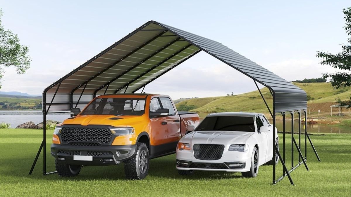 20x20 FT Heavy Duty Metal Carport Kit: Why It’s Built for Serious Weather Protection