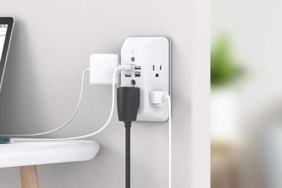 Addtam 5-Outlet Surge Protector & USB Extender: A Cleaner Way to Power and Charge Everything