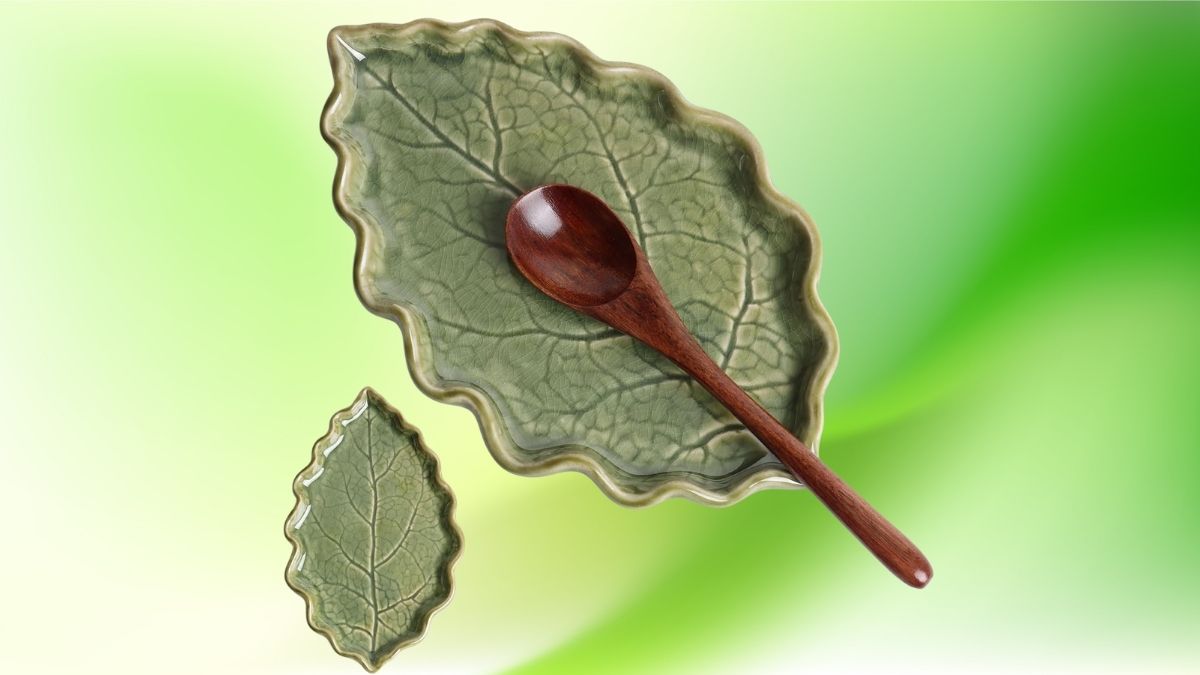 Why a Leaf-Shaped Ceramic Spoon Rest Can Keep Your Stove Area Cleaner